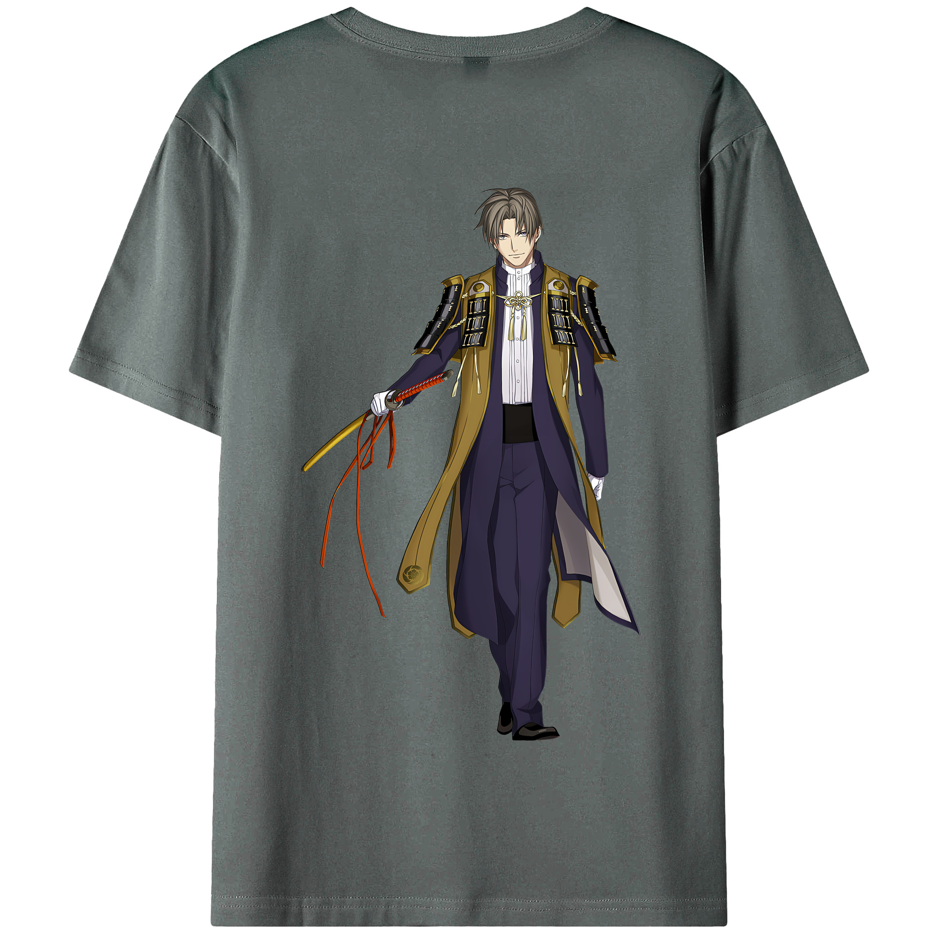 （画像用） 刀剣乱舞 Touken Ranbu 綿100％半袖Tシャツ（背面プリント）